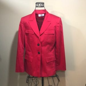 Red 4 pocket blazer